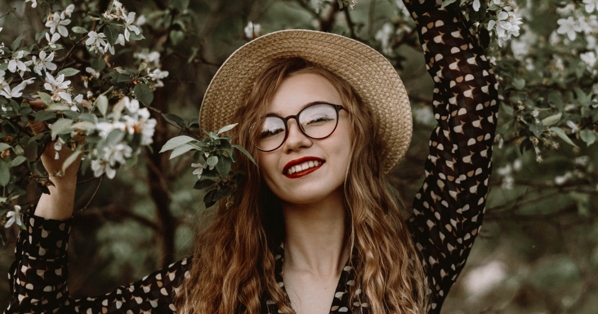 Gafas maquillaje cristales aumento