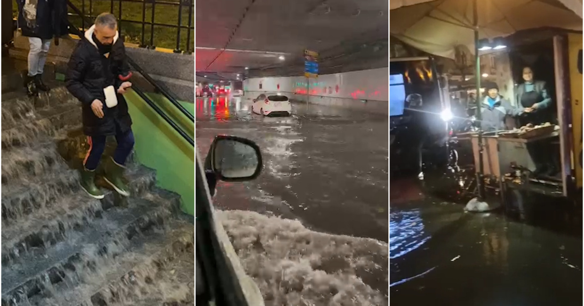 Los Vídeos Que Dejan Las Grandes Inundaciones En Madrid